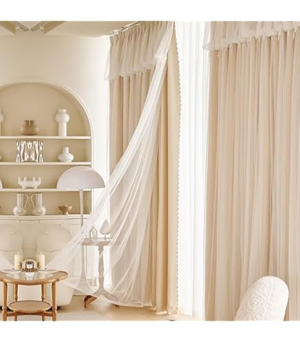 Amazon｜Francfranc フランフラン クリューシー レース カーテン